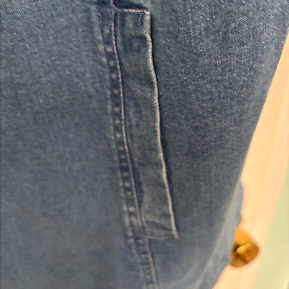Blue Denim Jacket with Button Closure Denim & Co 2X - Picture 3 of 6